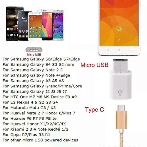 USB-C-Buchse auf Micro-USB-Stecker Adapteranschluss 2