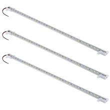 3X 50CM 12V 36 LED 5630 SMD Hard Strip Bar Light Aluminum Rigid White