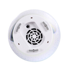 3D Firework Glass Vase Shape Air Humidifier with 7 Color Led Night Light Aroma Essential Oil Diffuser Mist Maker Ultrasonic Humidifier White Uk Plug