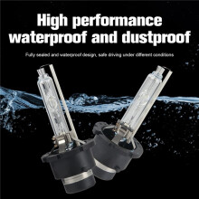 D4S HID Bulbs, Xenon Headlight Replacement Bulb 35W 6000K White High Low for , Pack of 4 (6000K)