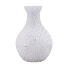 Electric Air Humidifier Essential Aroma Oil Diffuser Ultrasonic 130Ml Wood Grain Humidifier USB Mist Maker LED Light C