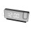LED Digital Projection Alarm Clock Electronic Alarm Clock with Projection  Projector Bedroom Bedside Clock Black 2