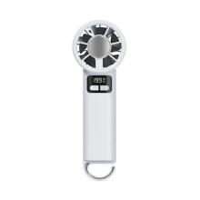 (White) CXINLky USB Handventilator Halbleiter Kühlung Eispack 5-Gang Turbine stark für Outdoor