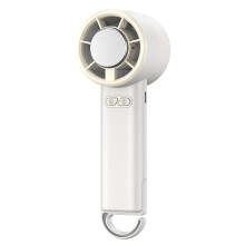 (White) CXINLky USB Handventilator Halbleiter Kühlung Eispack 5-Gang Turbine stark für Outdoor