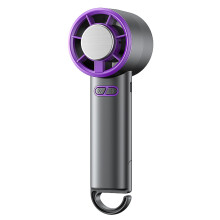 (gray) CXINLky USB Handventilator Halbleiter Kühlung Eispack 5-Gang Turbine stark für Outdoor