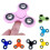(Green)Fidget Spinner Toys Plastic Alloy Material Solid Color Decompression Rotate 4