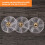 3 Pack Top Base Gear Replacement Parts for  600W 900W Blender 5