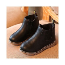 (Black,EUR 36=Foot Length22cm)Invierno Niños Niños Botas Nieve Bebé Zapatos Niño Niños Niñas Botas Niños