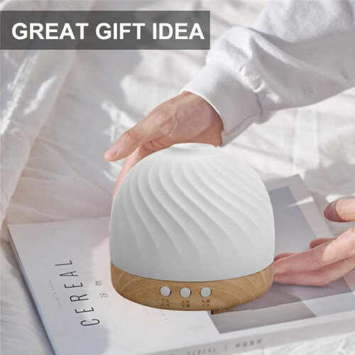 300ML Aromatherapy Machine Silent Essential Oil Diffuser Atomizing Air Humidifier for Bedroom Office EU Plug 2