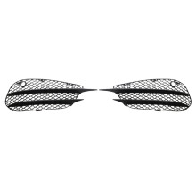 For - W205 C-Class C180 C200 C260 2015-2018 Set L+R Front Bumper Fog Lamp Grill Grille Insert Face Bar Cover