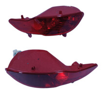 9811982980 Car Left Rear Bumper Fog Light Parking Warning Reflector Taillights with Bulb for 5008 MK2 2016+