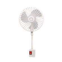 (White, clover) CXINLky USB Tischventilator Steckdose direkt leise für Küche Büro Schlafsaal tragbar