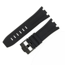Silikonarmband kompatibel mit AP Royal Oak Offshore 15710 15703 – 28mm/30mm Black 28 mm