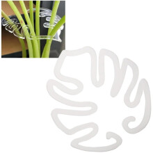10 Stück Pflanzenstützstäbe – Transparente ABS Monstera Blattformer