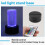 2 Pack 3D Night LED Light Lamp Base + Remote Control + USB Cable, 16 Colors Light Show Display Stand for Acrylic Black 4