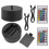 2 Pack 3D Night LED Light Lamp Base + Remote Control + USB Cable, 16 Colors Light Show Display Stand for Acrylic Black 6