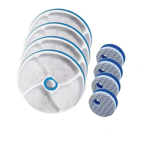 Pet Water Fountain Filter Replacement with Round Sponge (5-Pack) - Keep Your Pet Hydrated 2