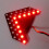 2Pcs Red 33-SMD Sequential LED Arrows for Car Side Mirror Turn Signal Lights 4