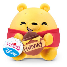 Snackles Disney Peluche 20cm (Winnie The Pooh & Miele) di ZURU - Animale Morbido Ultra-Morbido con Accessorio Snack
