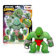 STRETCHY LEGENDS Megarex Stretchy Action Figure Toy – Elastic Hero with Slime Filling – Sensory Fidget Toy for Kids Age 3+ – Fun Gift for Boys a