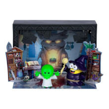 MINIONS Illumination's Monsters Wizard's Lair Sound Stage, 3 to Collect and Connect to Build Your Monstrous Hollywood Production, Includes 2 Cast & Cr
