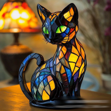 Lampada da tavolo originale con design a forma di animale: gatto, bassotto e Bigfoot, luce notturna decorativa per comodino e arredamen