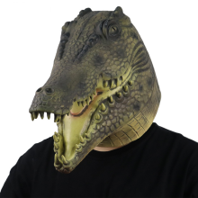 Krokodillenmasker voor Halloween cosplay kostuum, anime verkleedkostuum in dinosaurusstijl, verkleedaccessoire