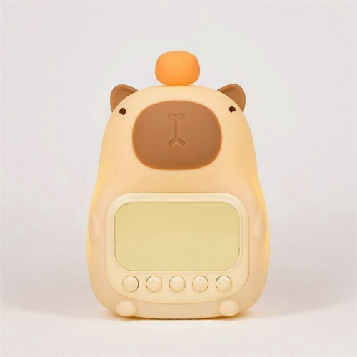 Χαριτωμένο ξυπνητήρι Capybara με ρυθμιζόμενο νυχτερινό φως για παιδικό υπνοδω 1