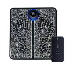 Masajeador de pies para aliviar la neuropatía, masajeador de cuerpo completo con 8 modos y 19 niveles de intensidad para pies y piernas