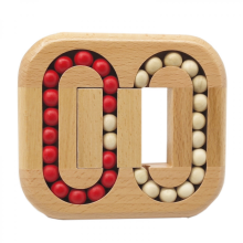Ξύλινο Fidget Spinner Cube Περιστρεφόμενο παζλ με άκρα δακτύλου, κύβος φασολιών, πα