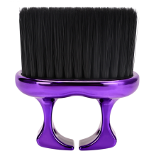 Cepillo plumero para el cuello de barbero para cortar el cabello, cepillo grande para barrer el cabello para eliminar el cabello suelto