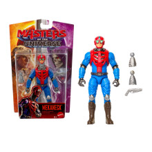 Masters of the Universe 2026 Movie Mekaneck 5.5 Inch Action Figure, Heroic Human Periscope Toy, Content Inspired 14 Movable Joints & Blaster, JKH94