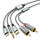 Καλώδιο προσαρμογέα ήχου 3 σε 1, Lightning και USB-C σε 2 RCA και 3,5 mm Aux, για στερεοφωνι 1