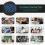 Visual Digital Timer with LED Display for Kitchen, Loud Alarm, Magnetic Back, Blue Cooking Countdown Timer 4