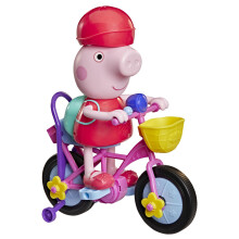 Peppa Pig Ready, Pedal, Go Peppa Interactive Figure and Bicycle Playset | 75+ Sounds, Reactions, Song | Preschool Toys for Girls and Boys Ages 3+