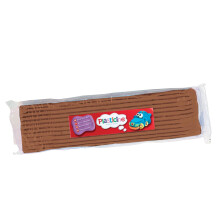 The Original Plasticine, One Colour Slab 400g - Brown, Modelling Clay for Professional Animators and Model Makers, Easy to Shape and Mould, Make Sculp
