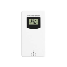 Sensor inalámbrico para exteriores para estación meteorológica, monitor remoto de temperatura y humedad de repuesto para uso en exterio