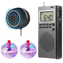 4-delige spiritbox-uitrustingsset met 2 LED-kattenballen en luidspreker, accessoireset voor paranormaal onderzoek