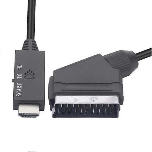 Μετατροπέας SCART σε HDMI, Προσαρμογέας βίντεο και ήχου για HDTV και DVD Player, Μετατροπ 1