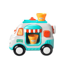Nuby Ice Cream Shop Bubble Machine Bath Toy - Suction Cups | Includes 2 Cones | Interactive Play | Suitable from 3 Years