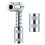 Grease Nozzle Adapter Grease - Accessory Grease Coupler Adapter with Sleeve 3 Jaw Angle Grease Tool 1