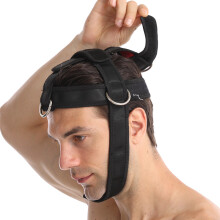 Imbracatura per esercizi cervicali, imbracatura per la testa con resistenza regolabile, imbracatura con pesi per il collo per migliorar