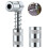 Grease Nozzle Adapter Grease - Accessory Grease Coupler Adapter with Sleeve 3 Jaw Angle Grease Tool 3