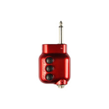 Mini-gitaarvoorversterker met 6,35 mm-aansluiting, bas-treble-equalizer en volumeregeling voor akoestische gitaar-pickupsystemen.