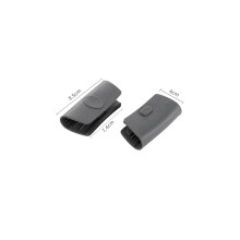 Silicone Insulation Sleeve Heat Resistant Handle Holder for Home Cooks Light Grey 2 Pieces 8.5 x 4 x 0.5 cm