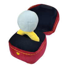 Boîte à bagues en peluche mignonne avec couineur, jouet à mâcher pour chien, peluche douce pour chiot, jouet interactif résistant aux m