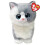 Ty Ty Beanie Babies FURLEY die alte graue Katze - 6" 1