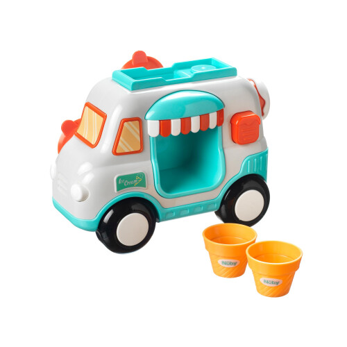 Nuby Nuby Ice Cream Shop Bubble Machine Bath Toy - Suction Cups | Includes 2 Cones | Interactive Play | Suitable from 3 Years 2