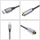 Καλώδιο προσαρμογέα ακουστικών USB C σε 3,5 mm, καλώδιο μετατροπέα ήχου τύπου C α 4