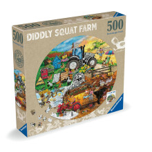 Ravensburger Diddly Squat Farm Circular 500 piece Jigsaw Puzzle